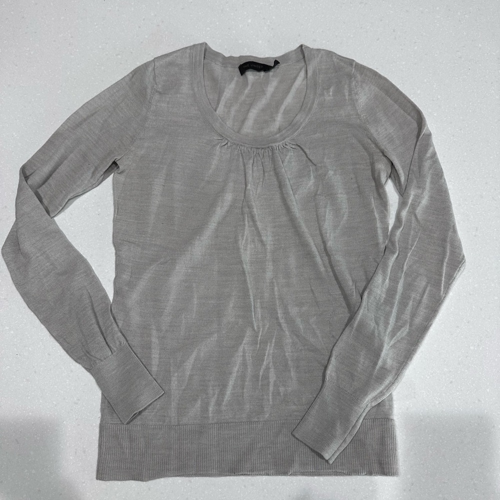 Gray Women's Lightweight Sweater